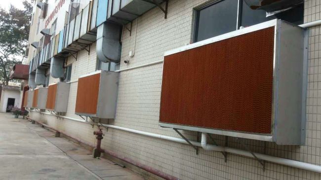 深圳龍崗水簾，濕簾風機廠房車間降溫安裝-福泰